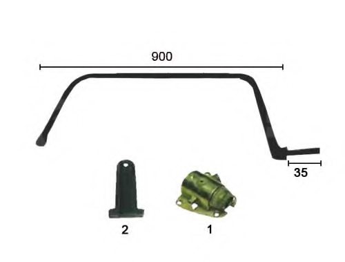 ALKAR 9405004 Holder, outside mirror